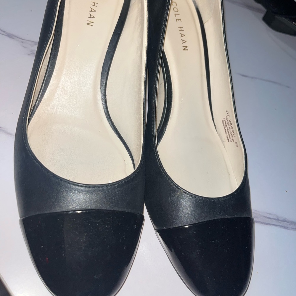 Black cole haan heels